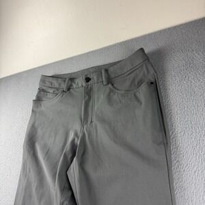 Lululemon Pants Mens 32x34 Gray ABC Classic Fit Warpstreme Chino Stretch Minimal
